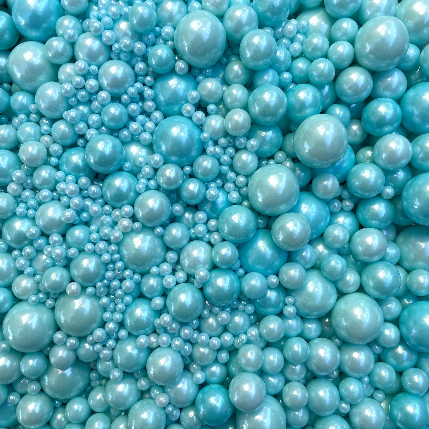 Shiny Blue Pearls