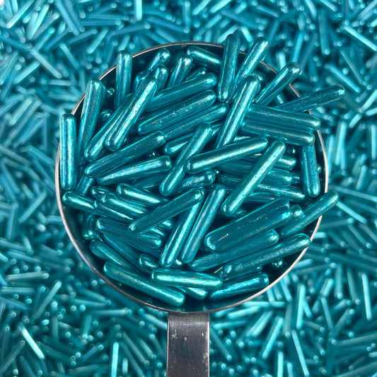 Metallic Blue Rods