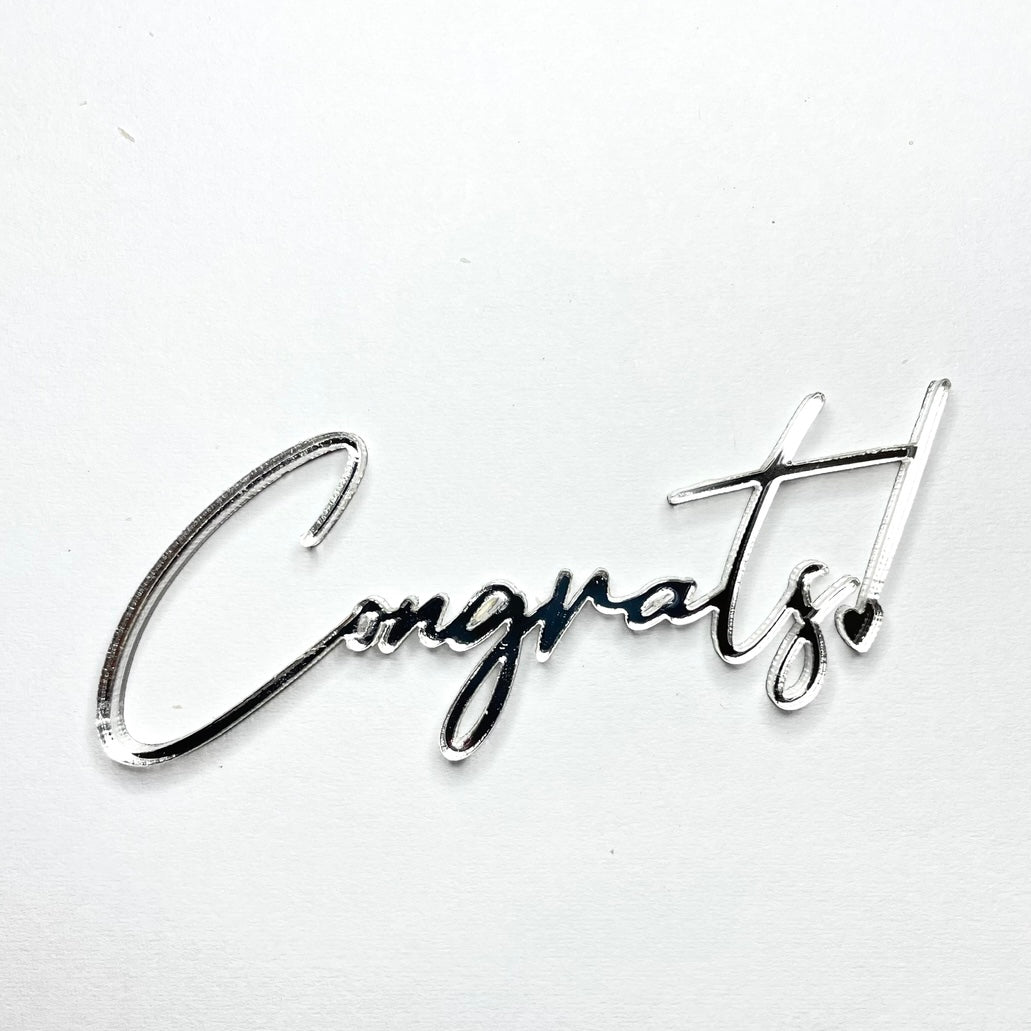 Congrats Cupcake Charm