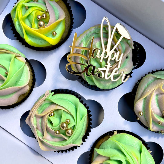 Happy Easter Acrylic Cake Toppers