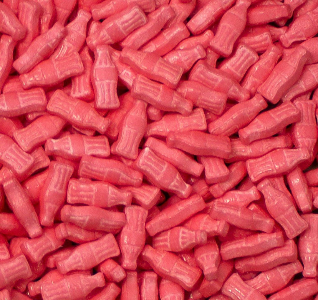 Pink Soda Bottles