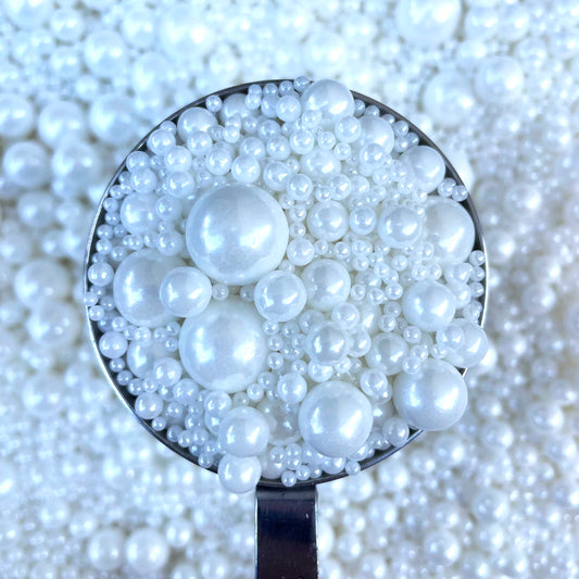 Shiny White Pearls
