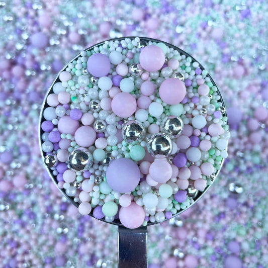 Pink and purple Unicorn Mermaid Cake Decorations