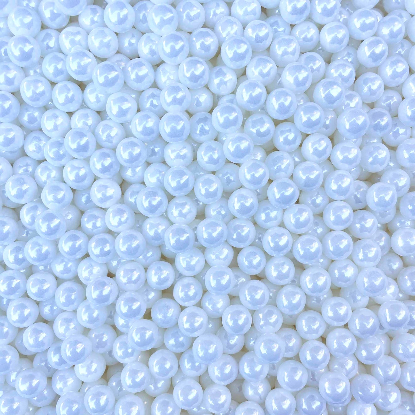 Shiny White Pearls - 7mm