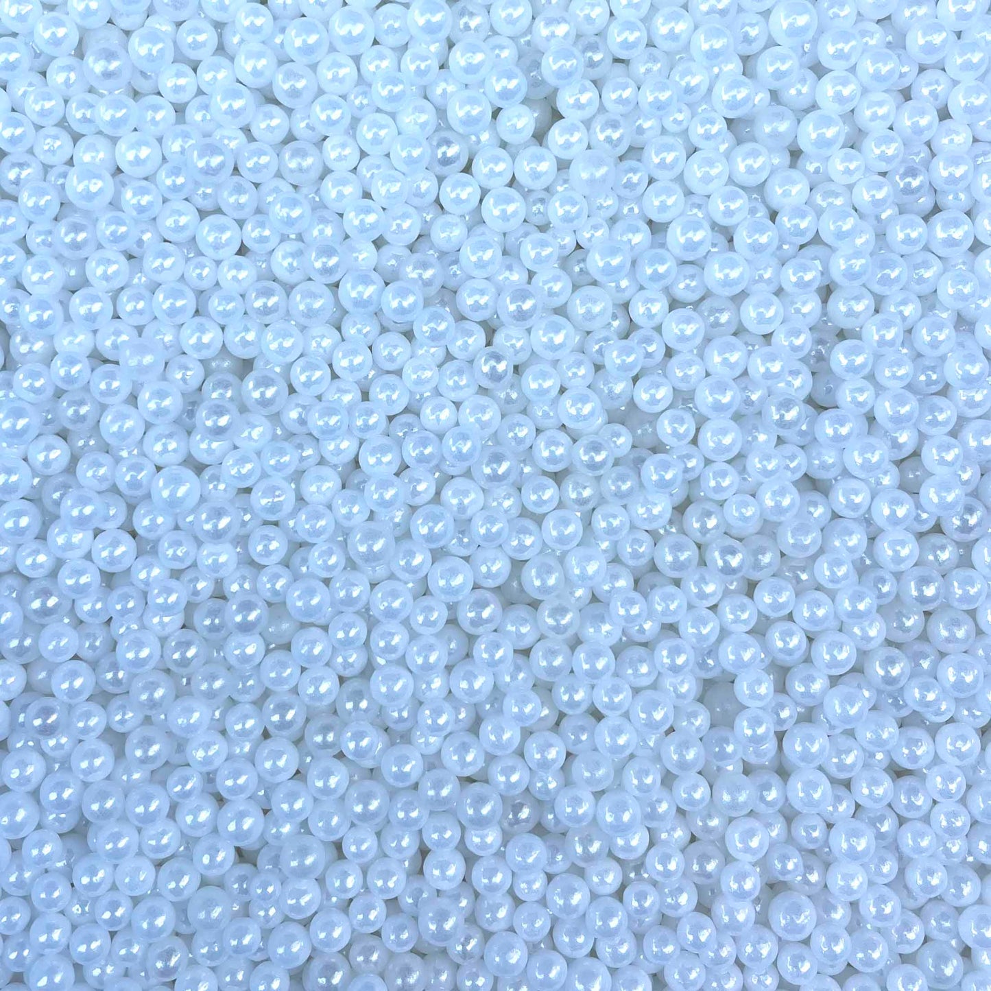 Shiny White Pearls - 4mm