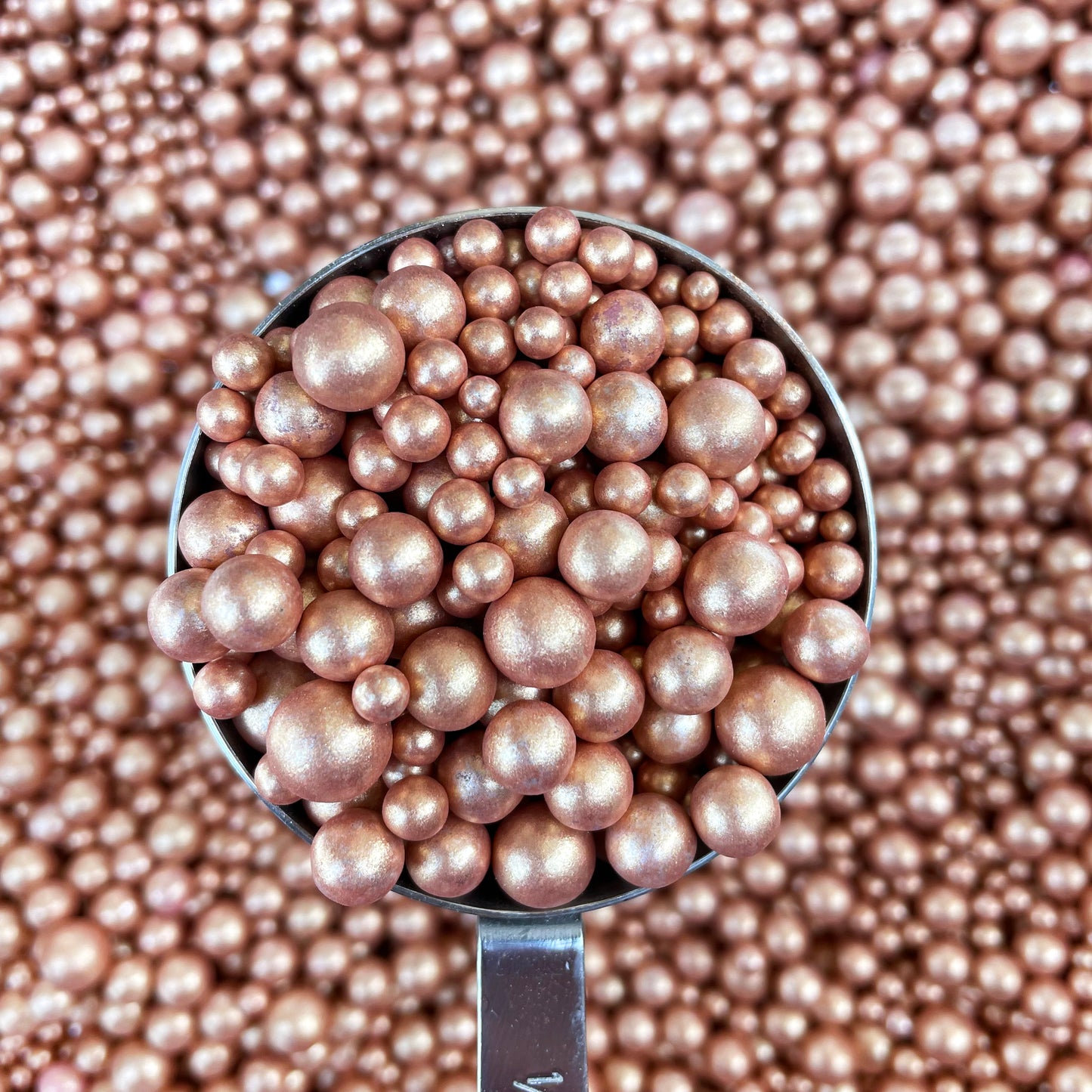 Shimmer Rose Gold Pearls