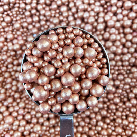 Shimmer Rose Gold Pearls