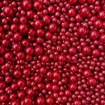 Metallic Red Cake Decorations