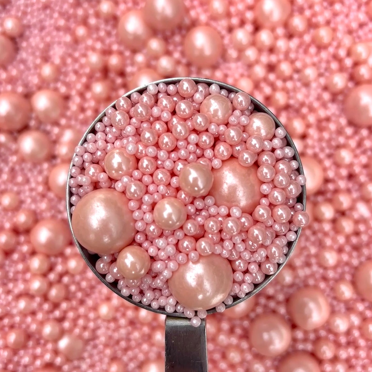 Shiny Rose Pink Pearls