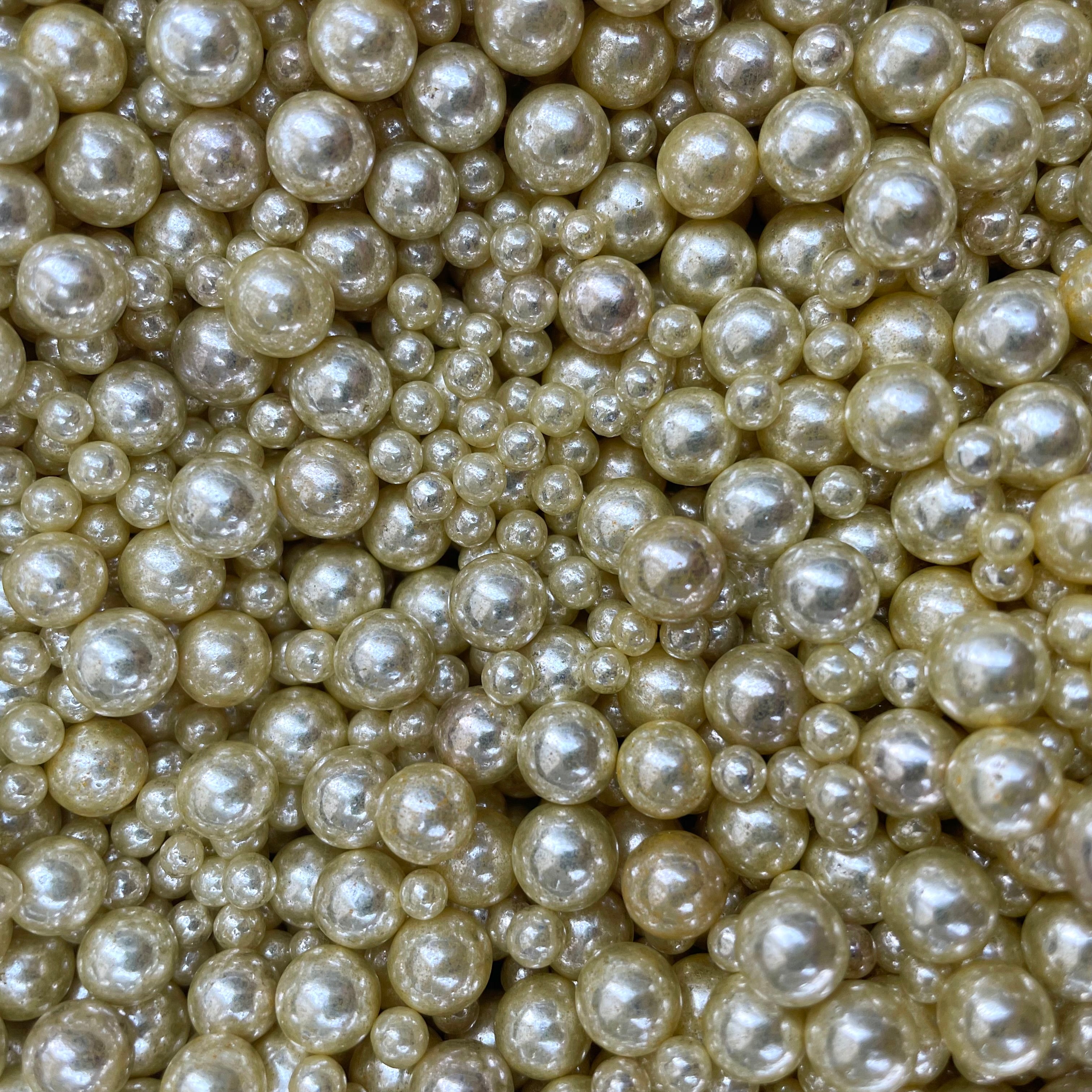 Light Yellow Metallic Sprinkles