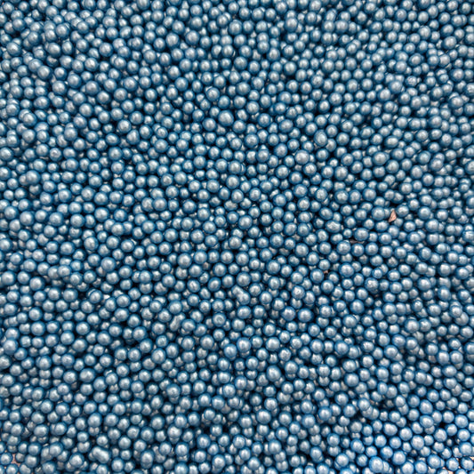 Shimmer Blue Pearls - 4mm