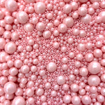 Shiny Dusty Pink Sprinkle Pearls - Sprinkle Nest