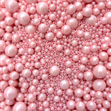 Shiny Dusty Pink Sprinkle Pearls - Sprinkle Nest