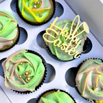 Happy Easter Bunny Cupcake Charms