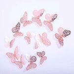 Rose Gold Luxe Cake Butterflies
