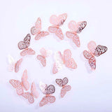 Rose Gold Luxe Cake Butterflies