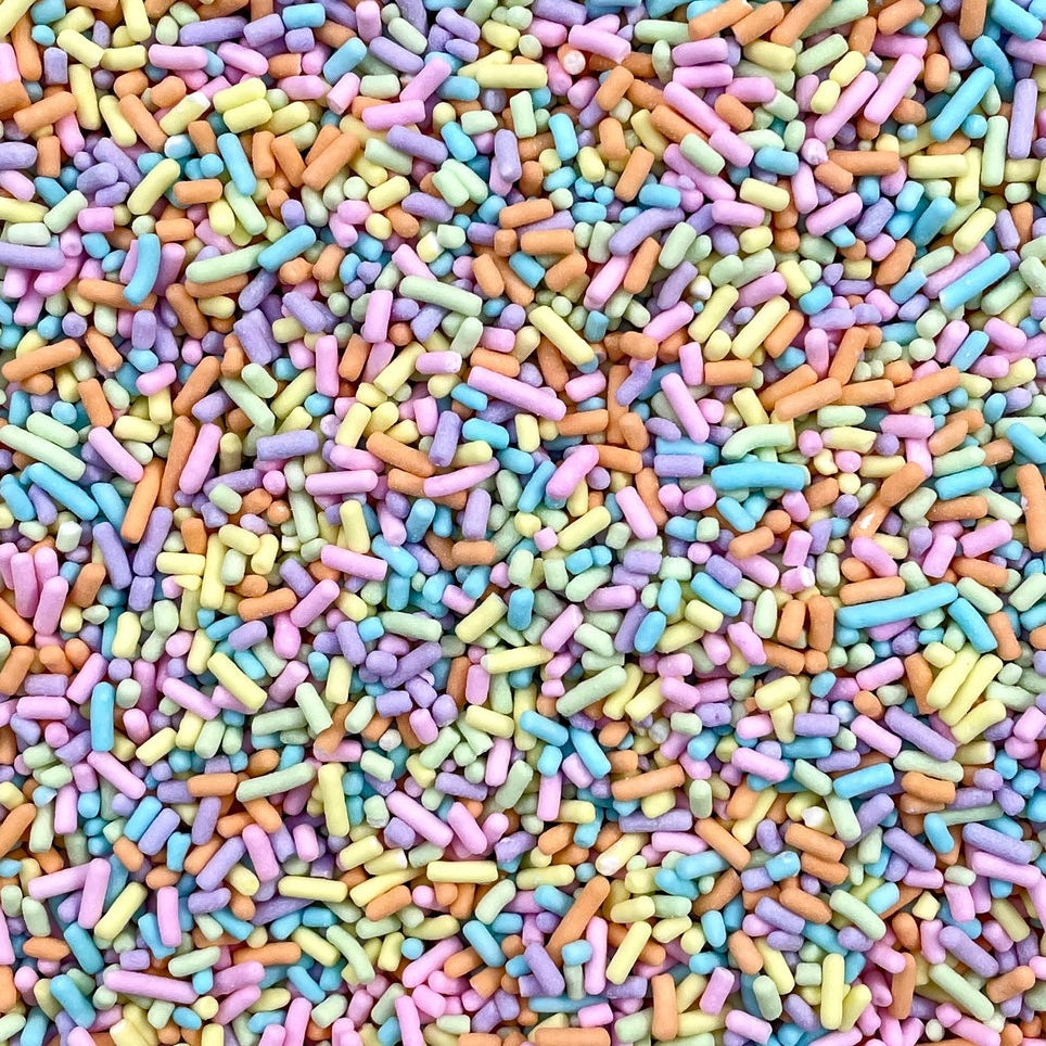 Pastel Rainbow Jimmies – Sprinkle Nest