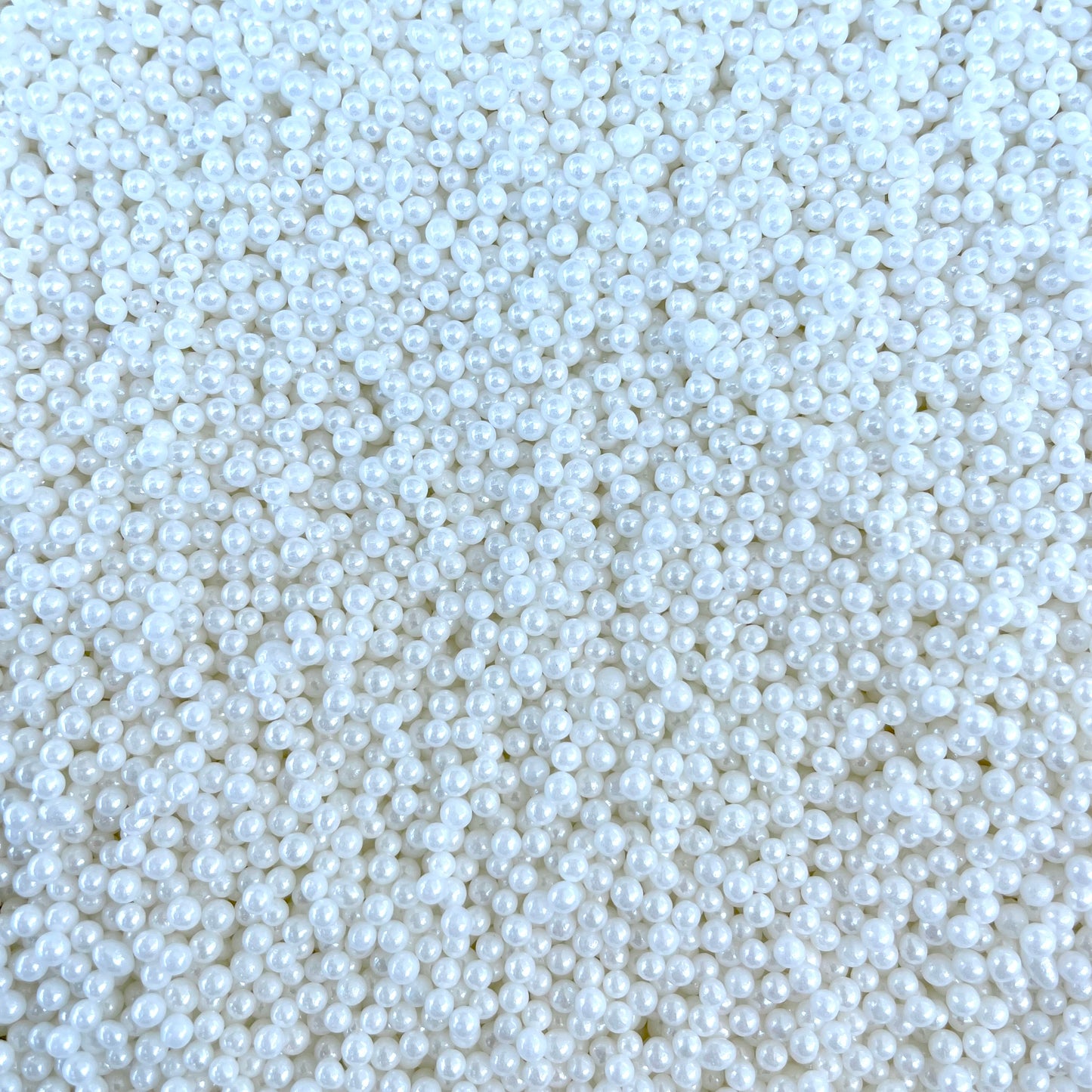 Shiny White 2mm Pearls