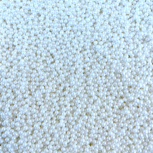 Shiny White 2mm Pearls
