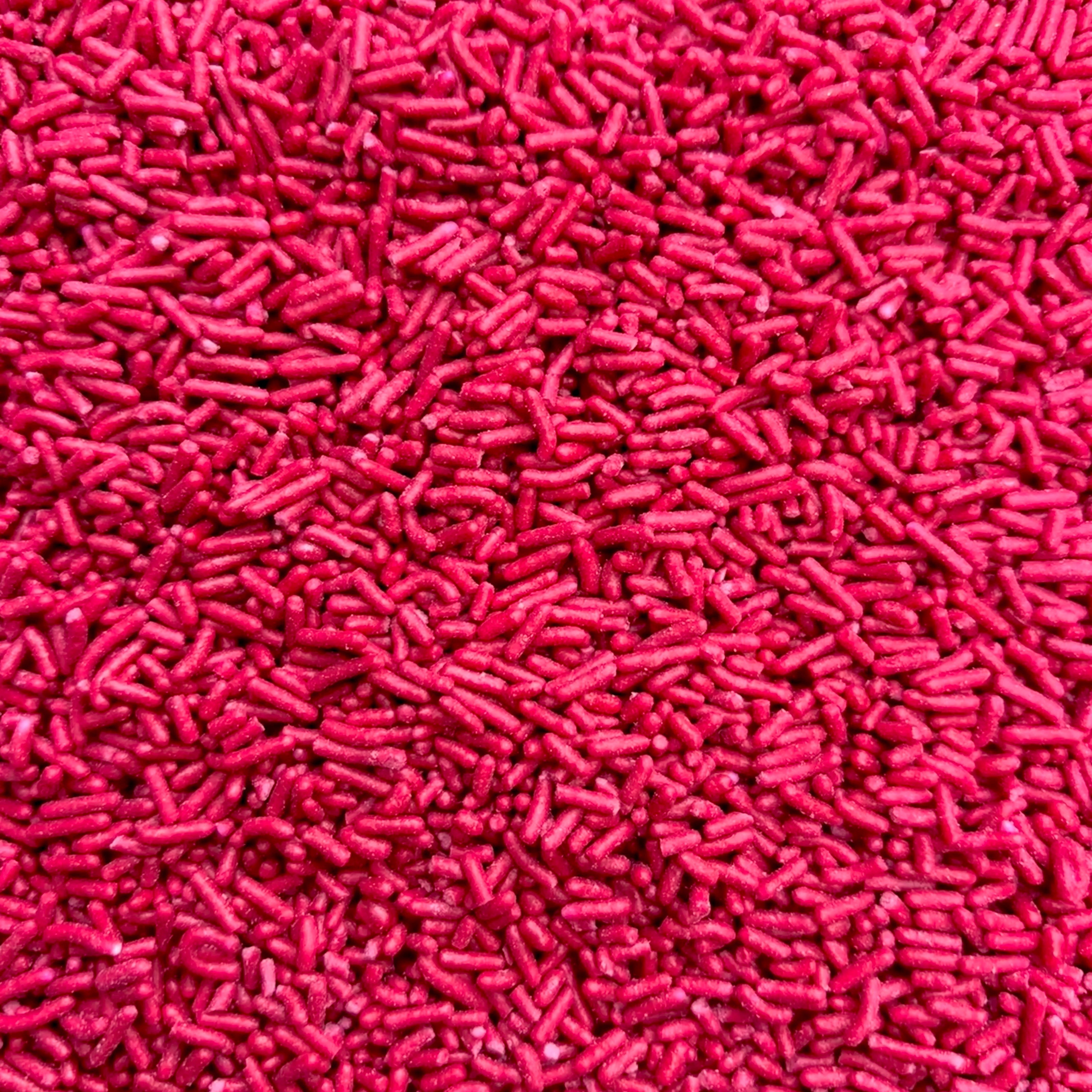 Thick Dark Red Jimmies - Sprinkle Nest