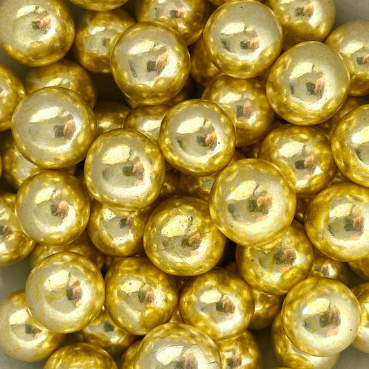 Metallic Gold Chocoballs Large 