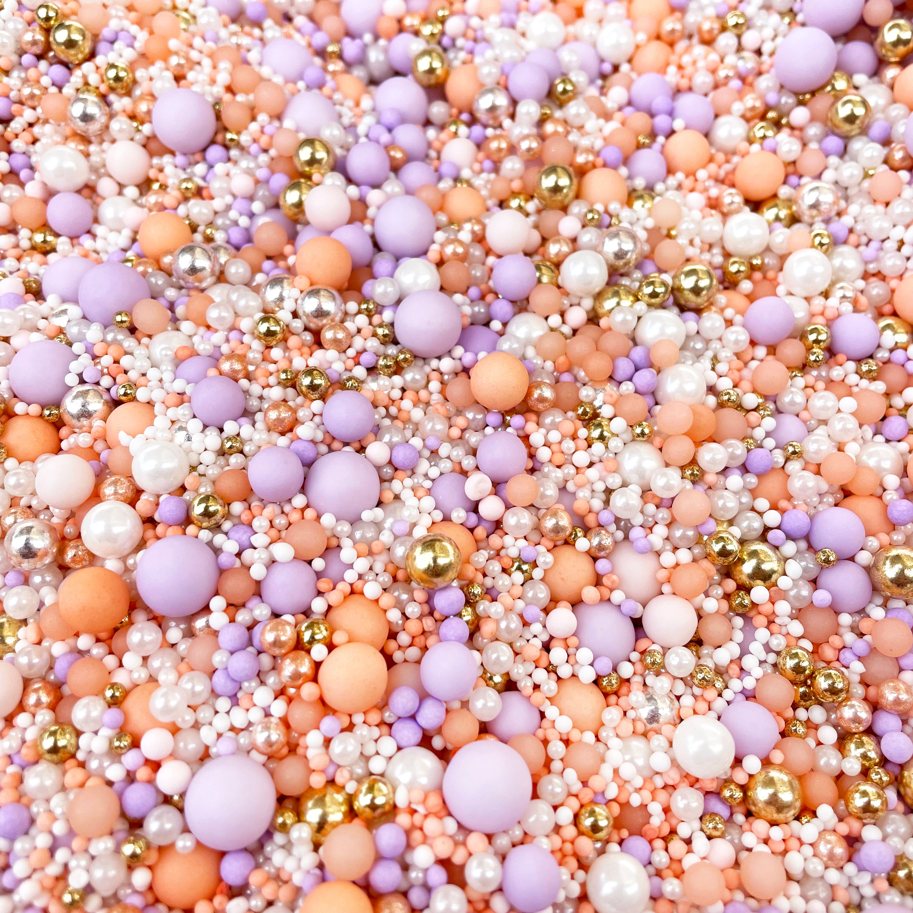 Apricot Lilac Deluxe Cake Sprinkles