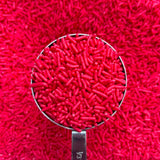 Thick Bright Red Jimmies - Sprinkle Nest