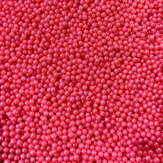 Shiny Pink Pearls  - 4mm