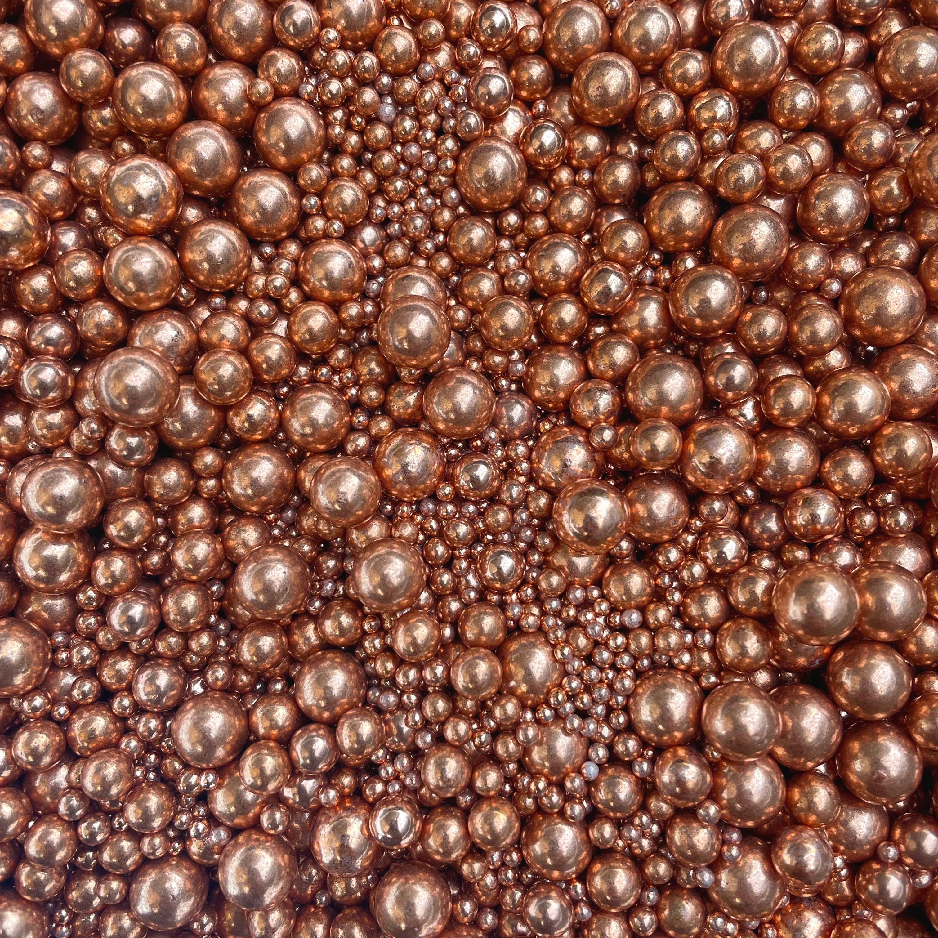 Copper Metallic Edible Sprinkles