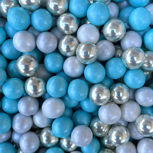 Blue, white & Silver Jumbo Chocoballs