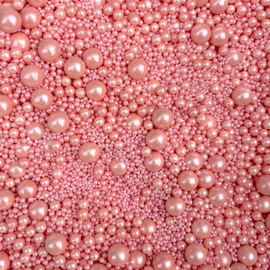Shiny Rose Pink Pearls