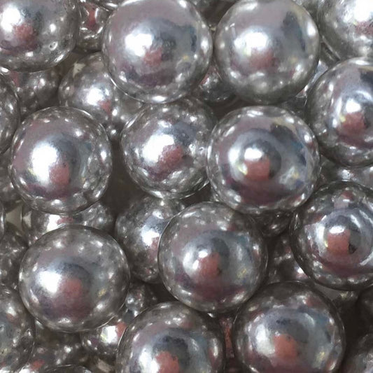Silver Metallic Chocoballs