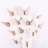 Rose Gold Butterfly Cake Decorations