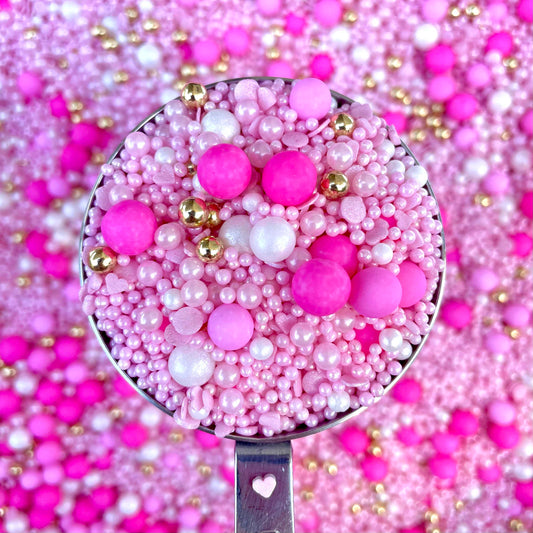 Pink Barbie Inspired Cake Decoration Sprinkles