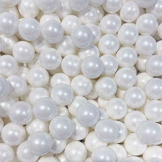 Shiny White Pearls - 14mm