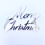 Merry Christmas & Stars Cupcake Charm
