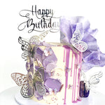 Silver Butterfly Decorations