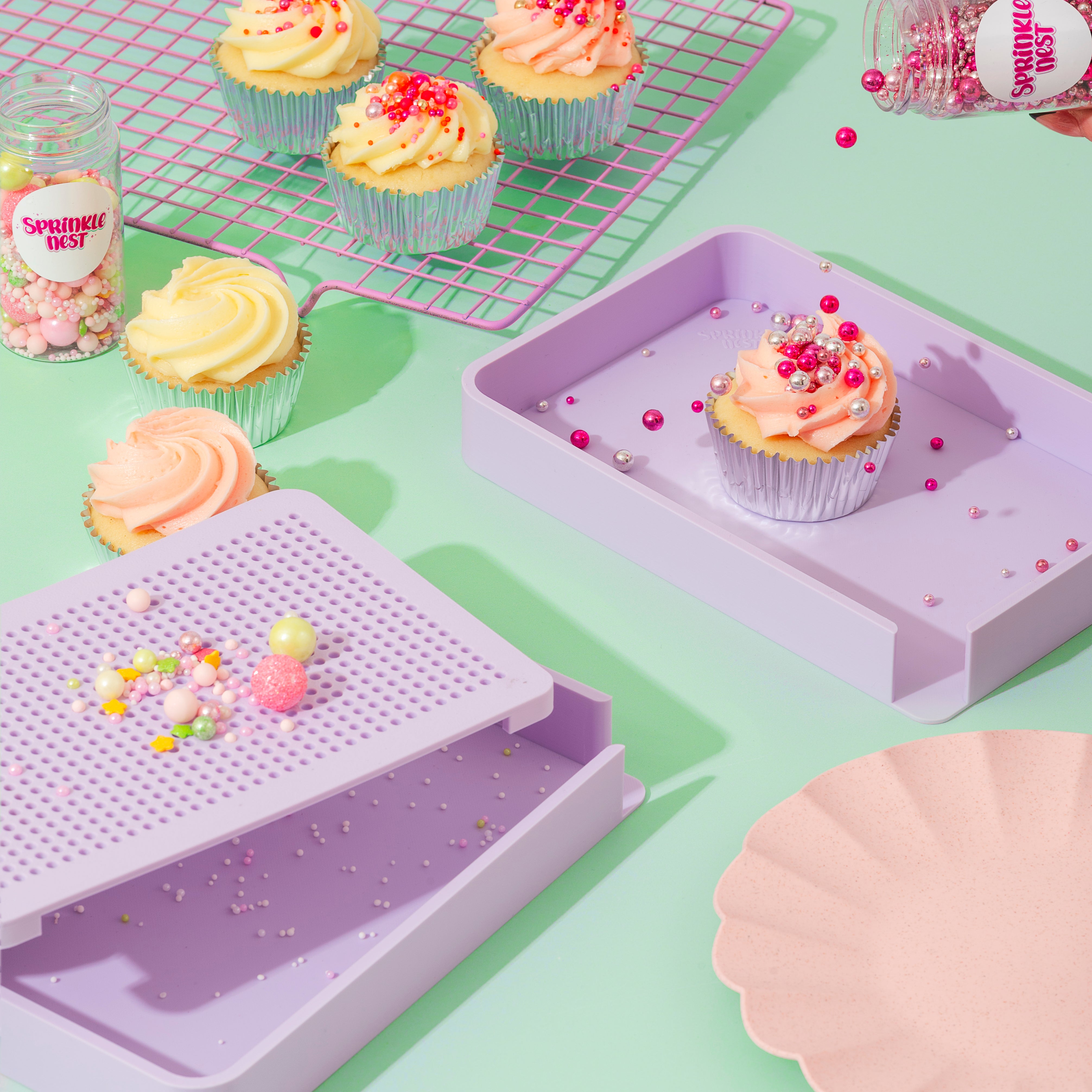 Sprinkle Tray Cakes