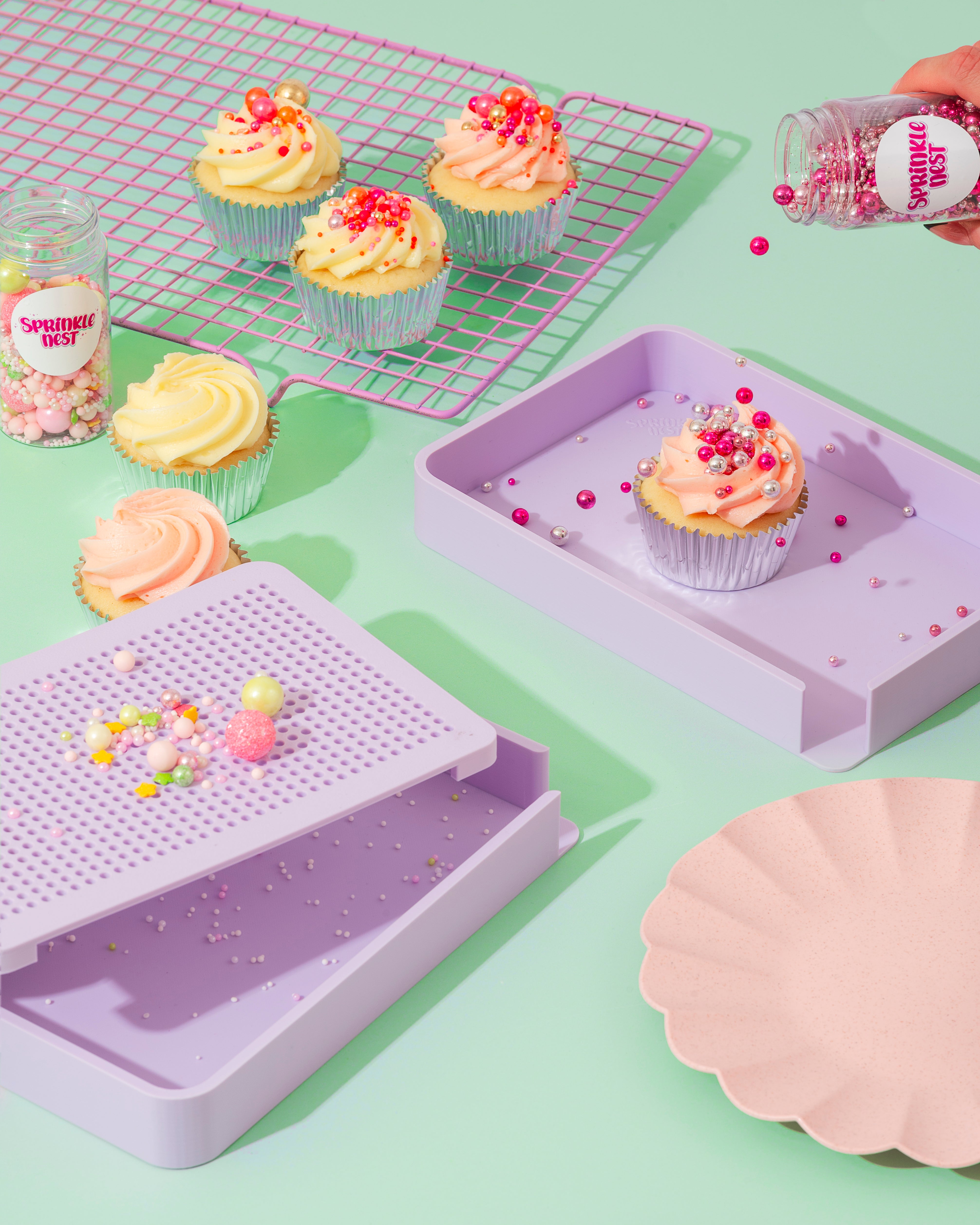 Sprinkle Tray Cakes